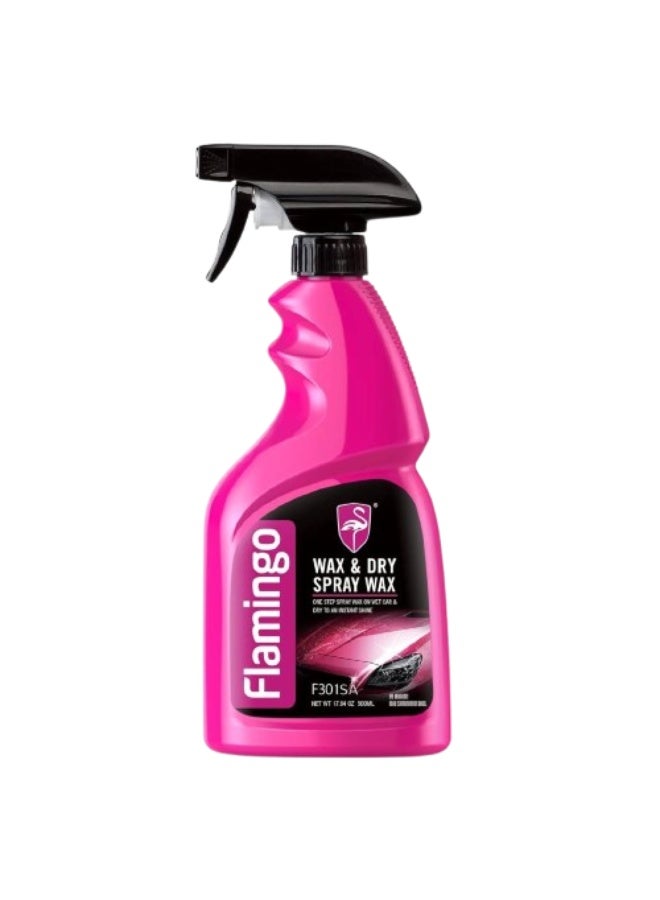 Wax polish after washing | Wax & Dry Flamingo 500ml | F301SA